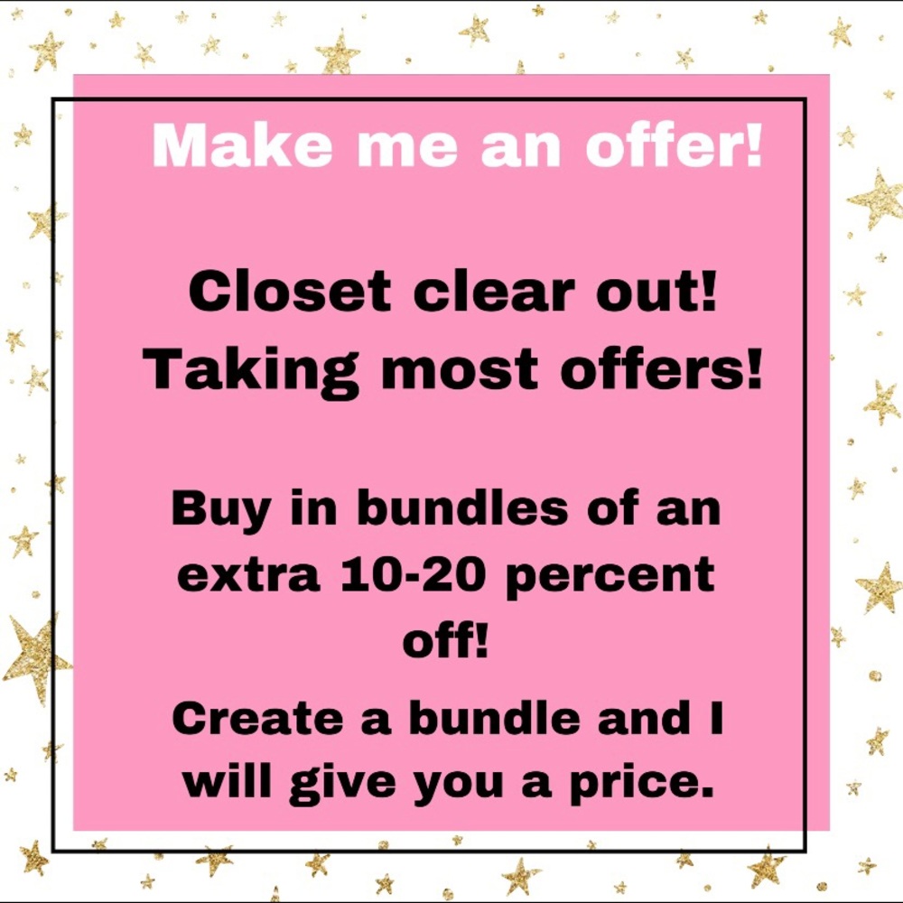 Taking offers and bundles !